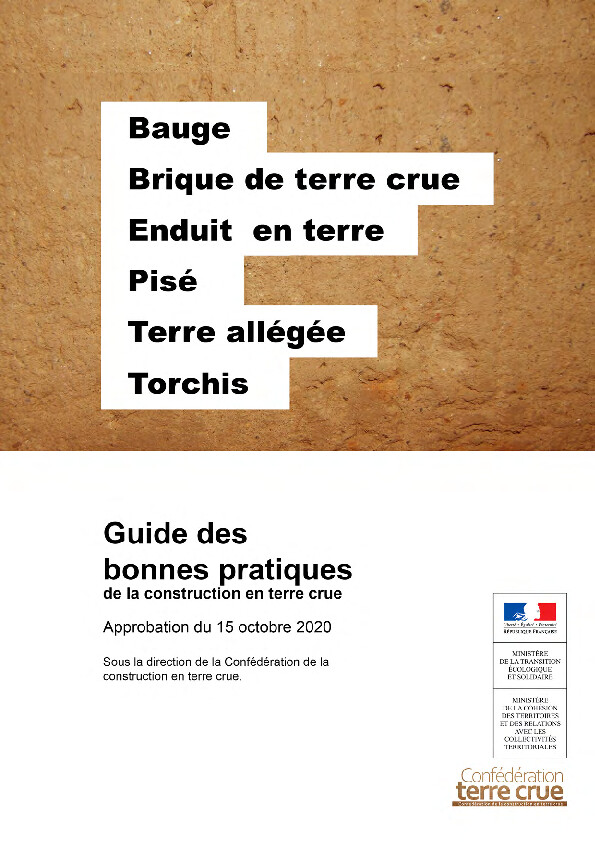 Guides des bonnes pratiques de la construction en TERRE CRUE